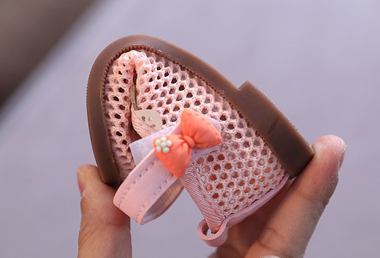 Mutter & Kinder Sommer hohl baby mädchen mesh schuhe kleinkind schuhe anti-drop weichen boden prinzessin schuhe mädchen sandalen baby schuhe_voghion.com