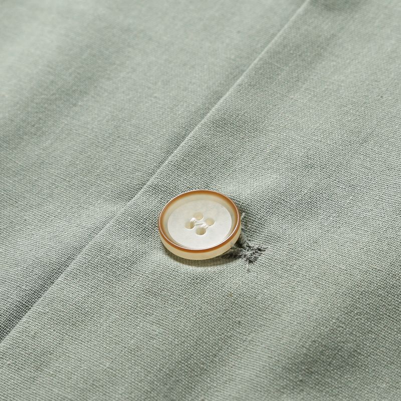 Veste de costume décontractée en coton et lin pour homme, couleur unie, taille européenne_voghion.com