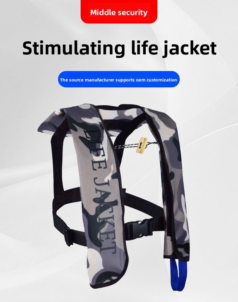 Automatische Jacke Outdoor Erwachsene Boot Angeln Manuelle Aufblasbare Schwimmweste_voghion.com