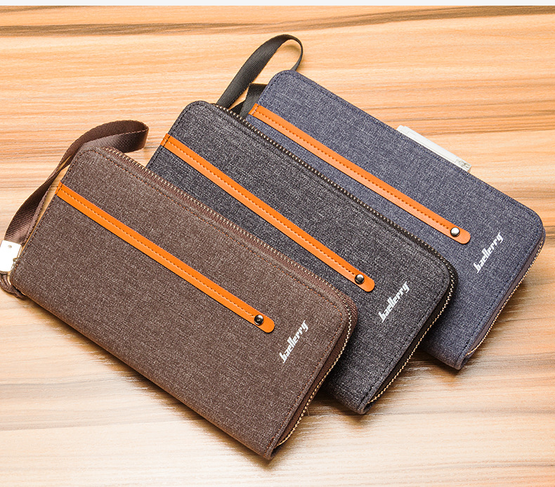 BAELLERRY Wallet/30 to 55 Years Old/new Casual Zipper Mobile Phone Bag/multifunctional Long Men's Handbag_voghion.com