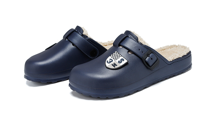 Herren-Hausschuhe aus bequemem, flauschigem Filz mit Gummisohle, rutschfeste Schuhe aus Memory-Schaum_voghion.com