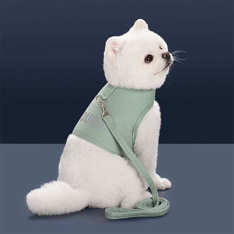 Anti-Escape Cat Chest Harness All-Season Breathable Pet Set Dog Walking Leash_voghion.com