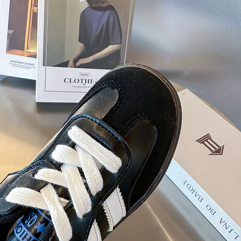 Pantofi sport pentru copii 2023 Toamna nouă din piele Gump pentru băieți și fete, pantofi sport la modă pentru campus, pantofi casual_voghion.com