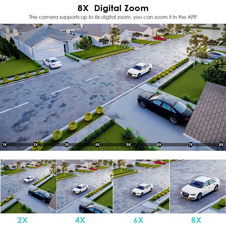 ICSEE Fernglas 8x Zoom Drahtlose Ball Kamera Wifi Kamera Netzwerk Kamera_voghion.com