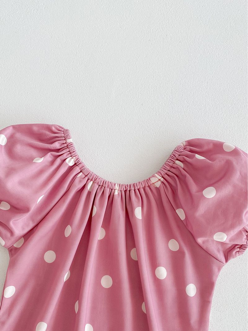 Maillot de bain d'été coréen pour filles, bulle à la mode pour bébé, mignon, manches courtes, une pièce enveloppée, bas, imperméable, chapeau de natation_voghion.com