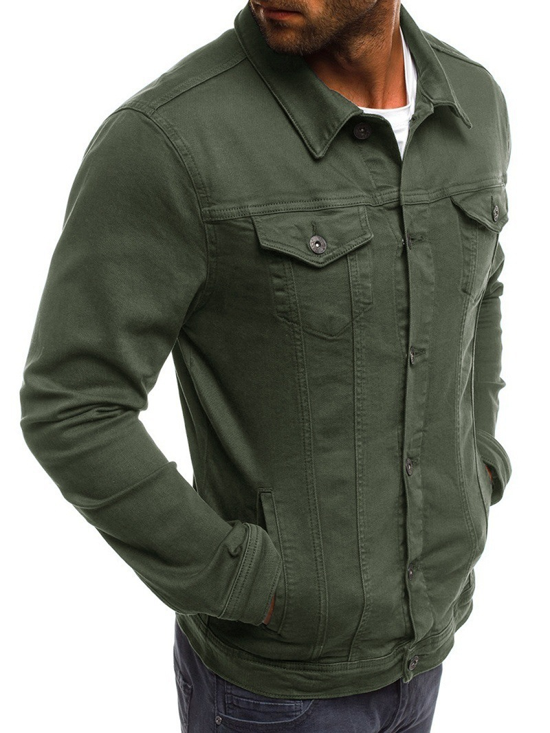 Herren Neue Jeansjacke Mode Lässige Jacke Top Coat_voghion.com