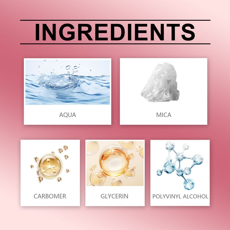 Jaysuing Rosa Glitter Gel Kropp Ansikte Universal Högglans Ögonskugga Diamant Gel_voghion.com