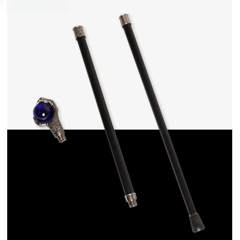 Dragon Claw Grasp Blue Glass Ball Walking Cane Fashion Decorative Walking Stick Gentleman Elegant Cosplay Crosier 93cm_voghion.com