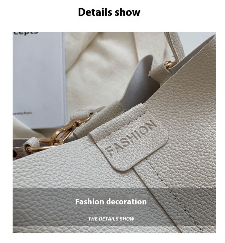 Neue Tasche für Damen, modischer und hochwertiger Seidenschal, einfache handgehaltene Eimertasche, Schultertasche, Umhängetasche_voghion.com