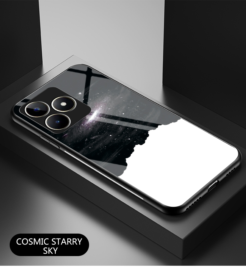 For RealmeC53 Case ZROTEVE Starry Tempered Glass Cover For OPPO Realme C55 C35 C33 C31 C30 C30s RealmeC55 RealmeC35_voghion.com