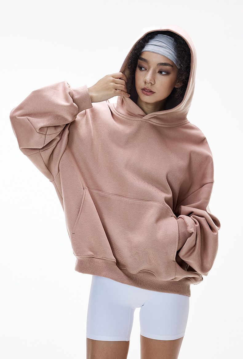 Men's Cropped Hooded Sweatshirt With Raglan Sleeves - Winter Fleece-Lined Pullover, Relaxed Fit, Eggshell Fleece Lining, Casual Streetwear For Youth_voghion.com