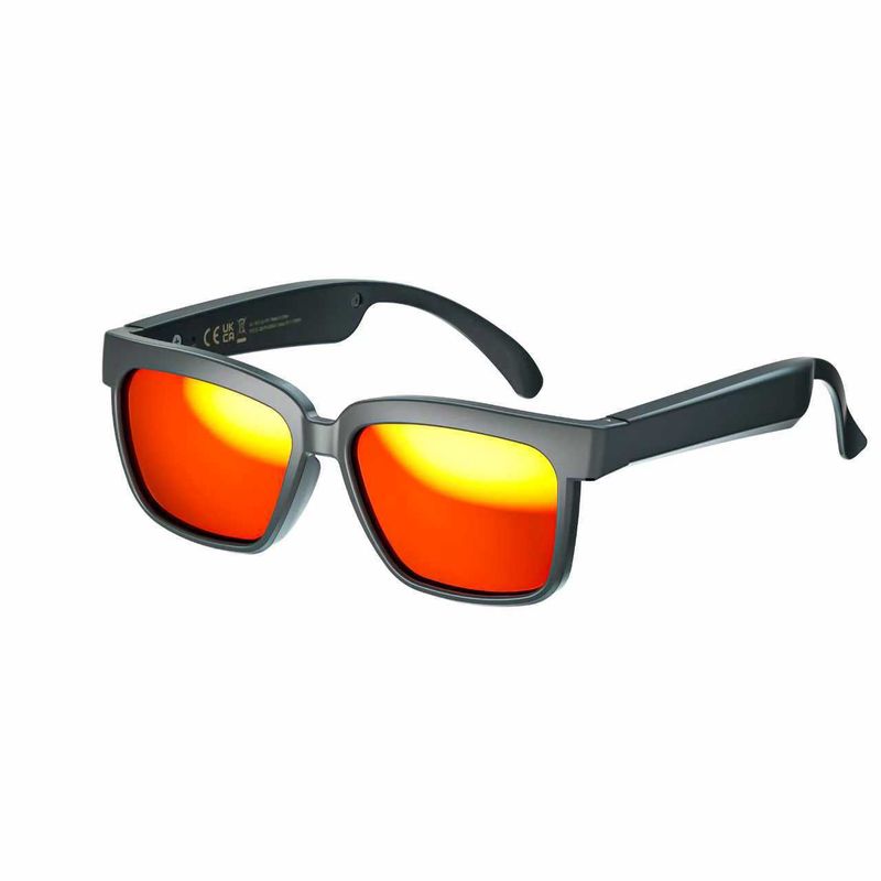 Interchangeable Lens Smart Bluetooth Glasses With Bone Conduction Audio - Polarized & Blue Light Blocking Sunglasses For Music, Calls & Sports_voghion.com