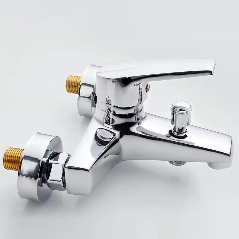 Meubles de maison robinet mélangeur en cuivre robinet d'eau chaude et froide salle de bain douche pommeau de douche chauffe-eau baignoire triple douche double fleur_voghion.com