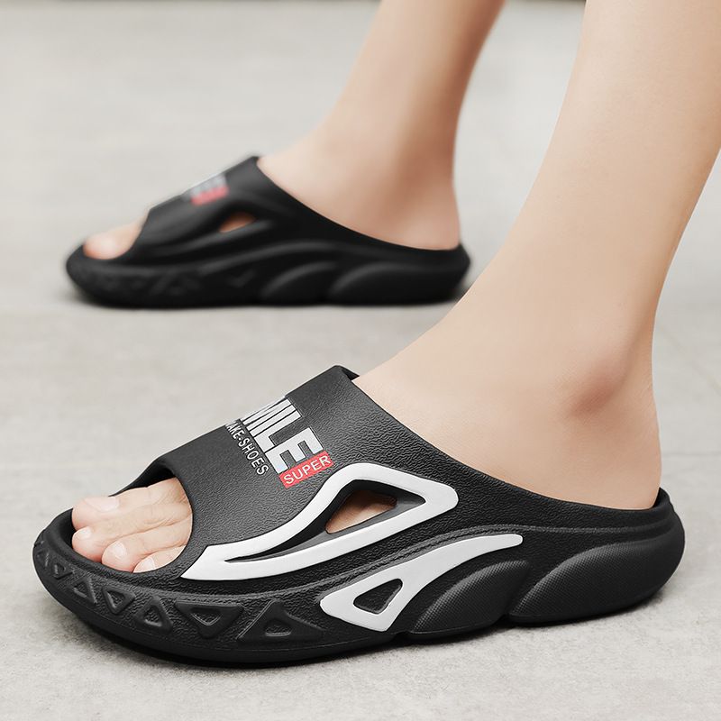Men's Beach With A Feeling Of Stepping On Poop In Summer. New Home Style Thick Soled Non Slip Slippers. Super Soft_voghion.com