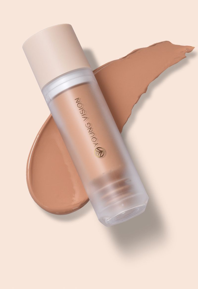Face Foundation YOUNG VISION Bottom Press Liquid Foundation Removable Matte Not Easy To Remove Makeup Face Base Liquid_voghion.com