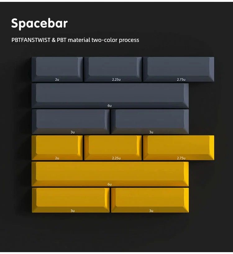 Pbtfans Original Zweifarbige Nical-Tastatur_voghion.com