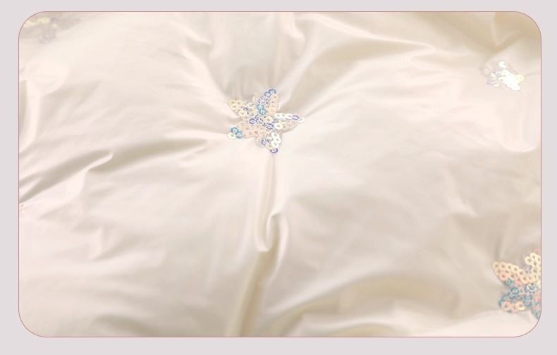 Kurzjacke mit Glitzerstickerei für Kinder – Lange Winterjacke mit Taillenband (Unisex, Gelb, 8–14 Jahre)_voghion.com