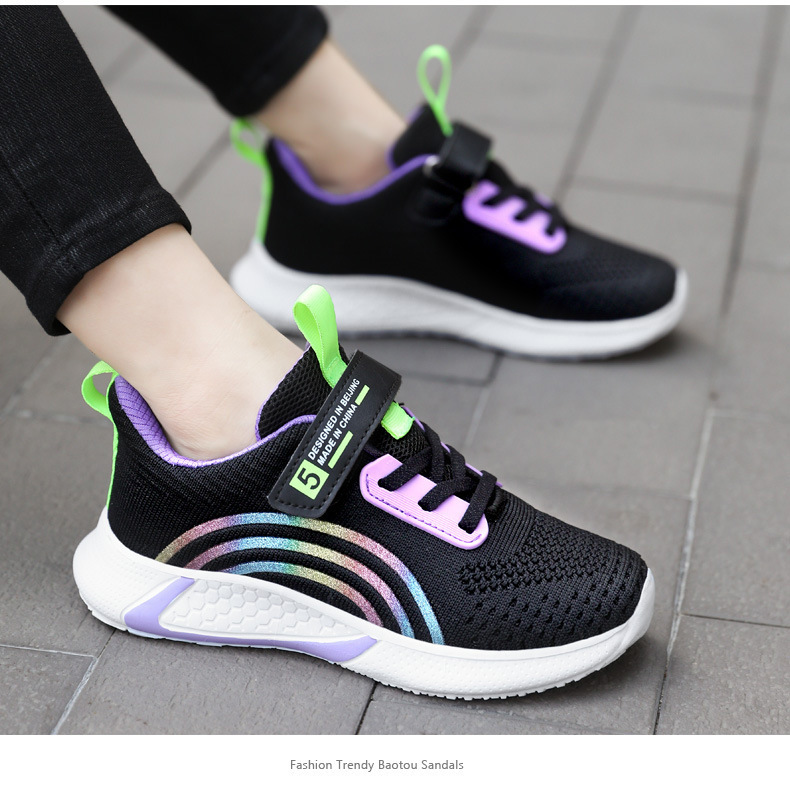 Mutter & Kinder kinder schuhe Mädchen turnschuhe Atmungsaktive doppel-mesh-schuhe Leichte mädchen laufschuhe Große kinder schuhe_voghion.com