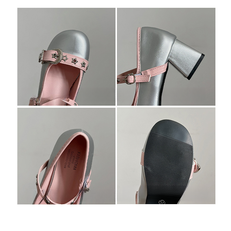 Scarpe singole Ms. 2025 Estate Cento Gonne Modelli Elf JK Stile Tacco Spesso Mary Jane Scarpe Piccole Scarpe in Pelle Alla Moda E Squisito_voghion.com