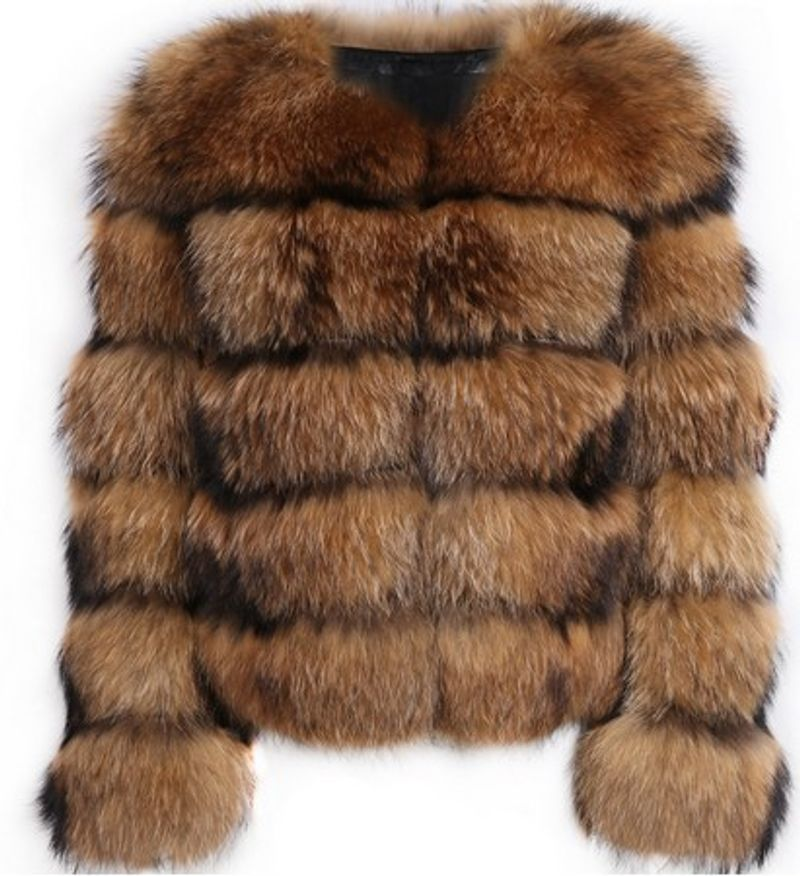 Women's Clothing best selg jackets raccoon splicing women's artificial fur ready_voghion.com