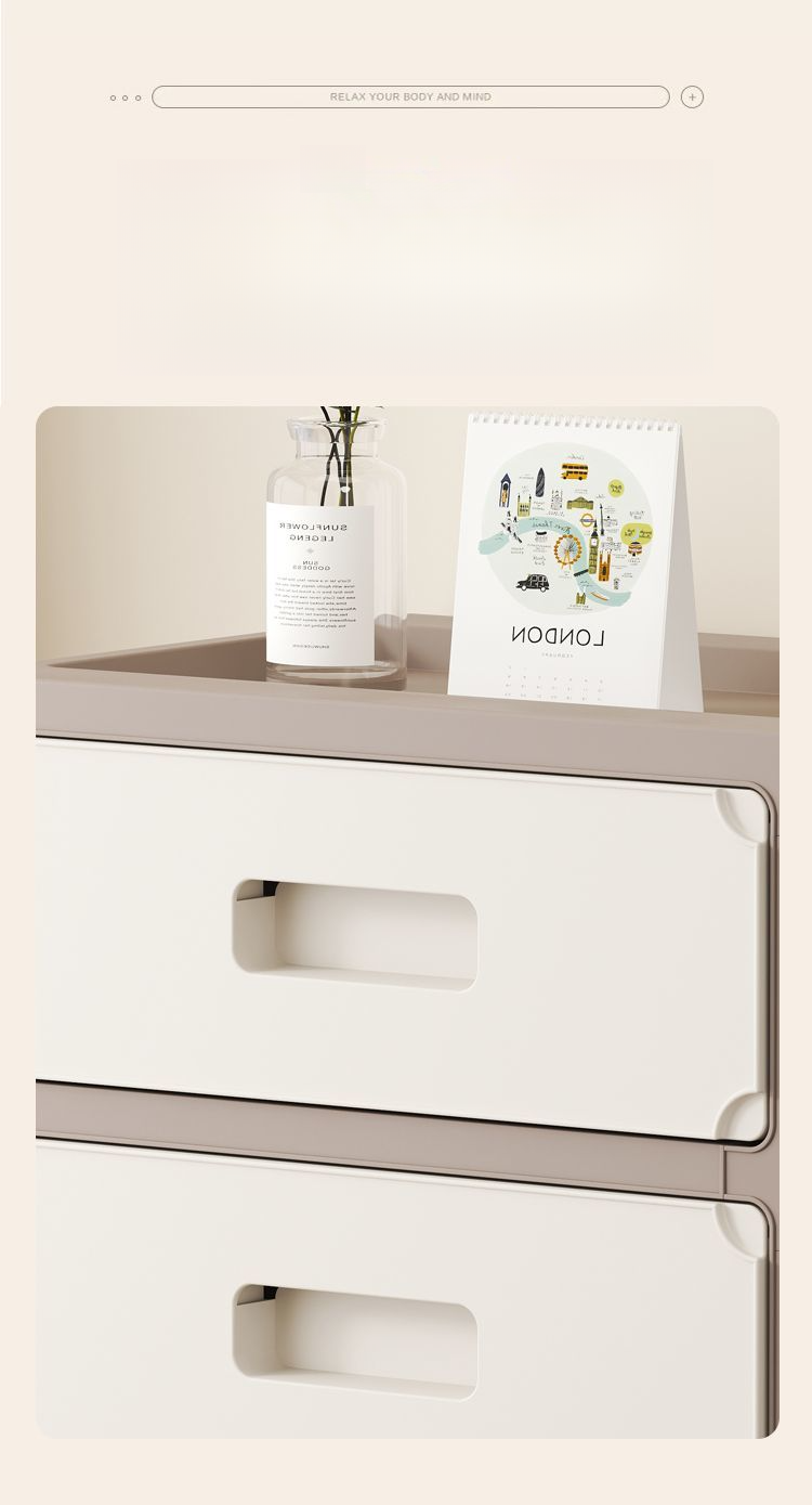 Thickened Drawer Toy Bedroom Transparent Household Storage Cabinet Living Room Bedside Table Organizer Shelf_voghion.com