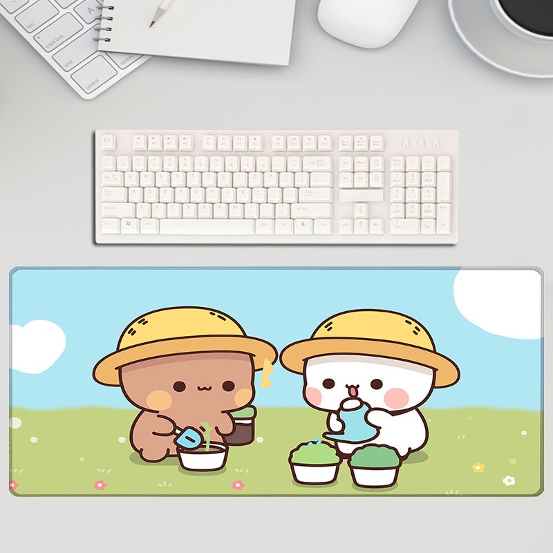 Unbeatable Quality One Or Two Cloth Mouse Oversized Good-looking Cartoon Desk Computer Office Game Non Slip Keyboard Pad_voghion.com