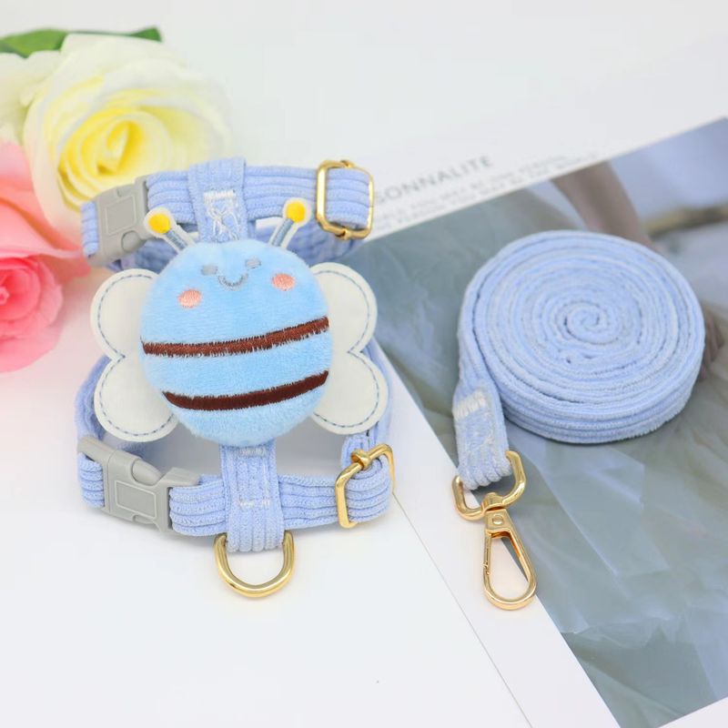 Bee Pet New Anti-Escape Adjustable Cat Outdoor I-Shaped Dog Leash_voghion.com