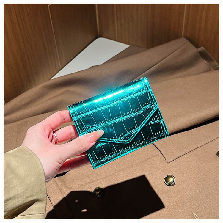 Fashion Stone Pattern Wallet Mini Multi-Card Short Clutch_voghion.com
