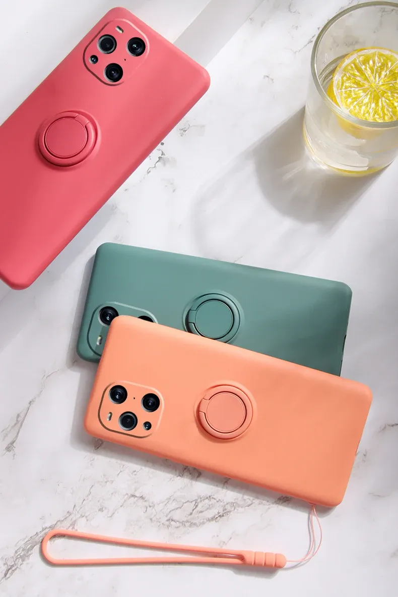Custodia originale in silicone liquido con anello di supporto per Reno 13/12/11 Pro/F OPPO A80 A60 A40/M A79 A98 A78/58/38/18/96/76/36 4/5G Cover_voghion.com