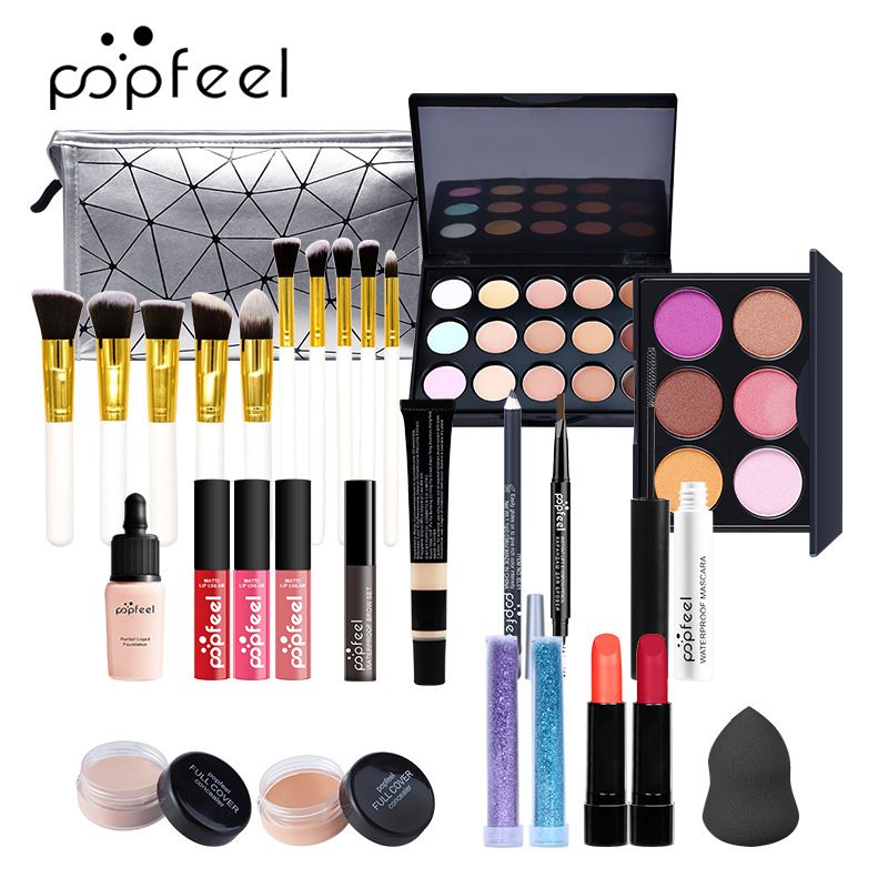 Sets POPFEEL Internet Celebrity Makeup Full Set Combination Female Students Men's Cosmetics KIT007_voghion.com