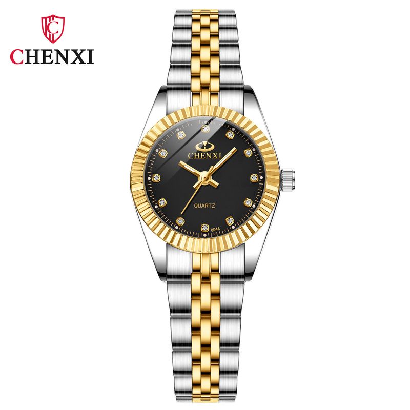 CHENXI Dawn Brand Quartz 004A Women's Watch Couple Watches Gold_voghion.com