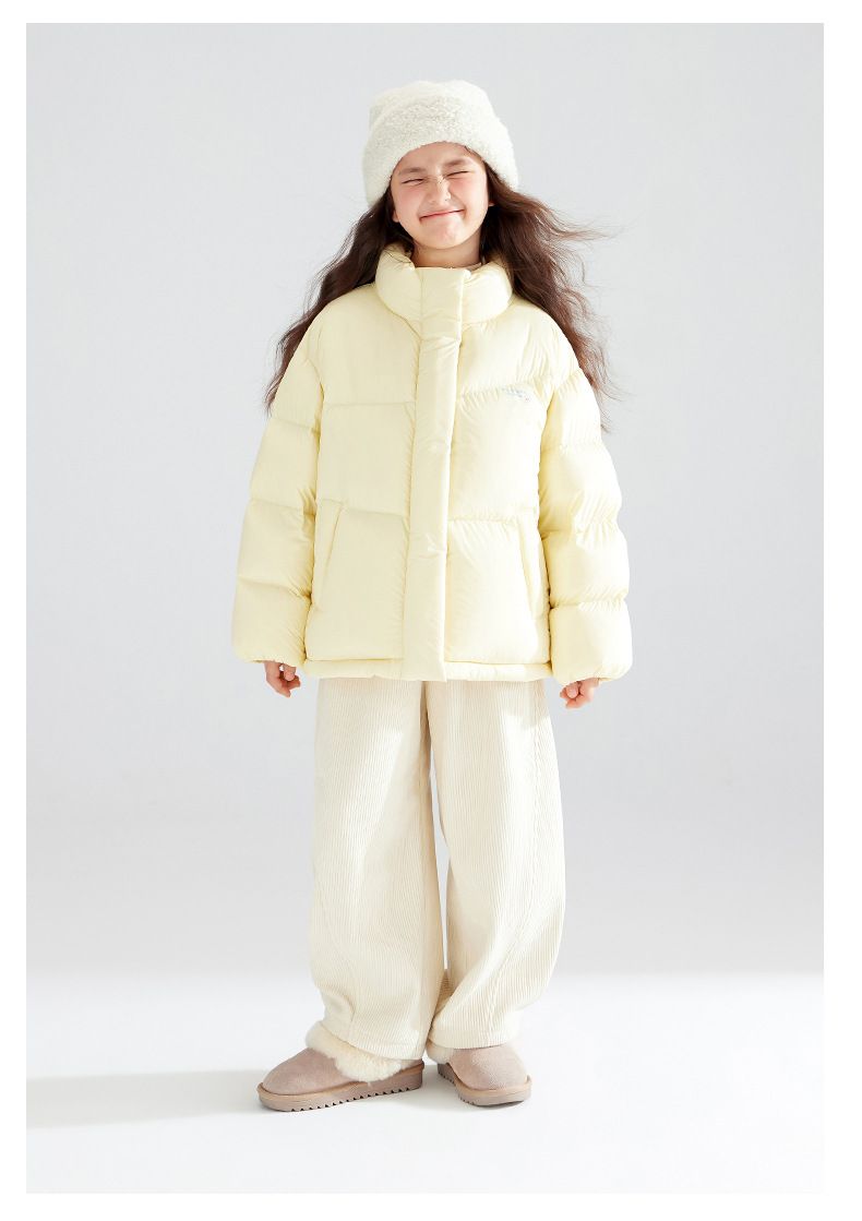 Chaquetas de plumón de algodón estilo coreano para niñas de talla mediana y grande (2025), en liquidación fuera de temporada. Nuevas chaquetas de algodón gruesas y cálidas para niñas pequeñas._voghion.com