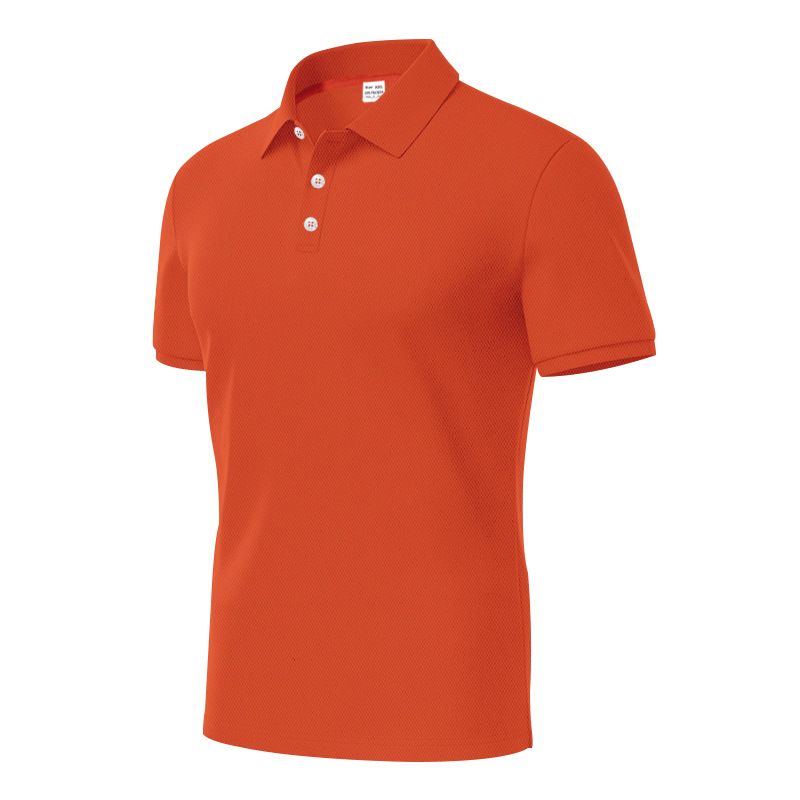 Pánské jednoduché rychleschnoucí polo tričko v golfovém stylu s volným prodyšným límcem a krátkým rukávem_voghion.com