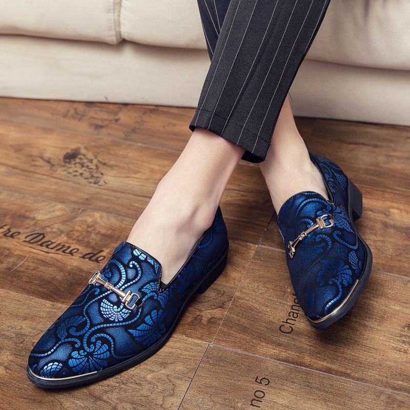 British Work Lazy Leather Casual Disco Hairdressers, Fashionable Men's Shoes, Wedding Shoes_voghion.com