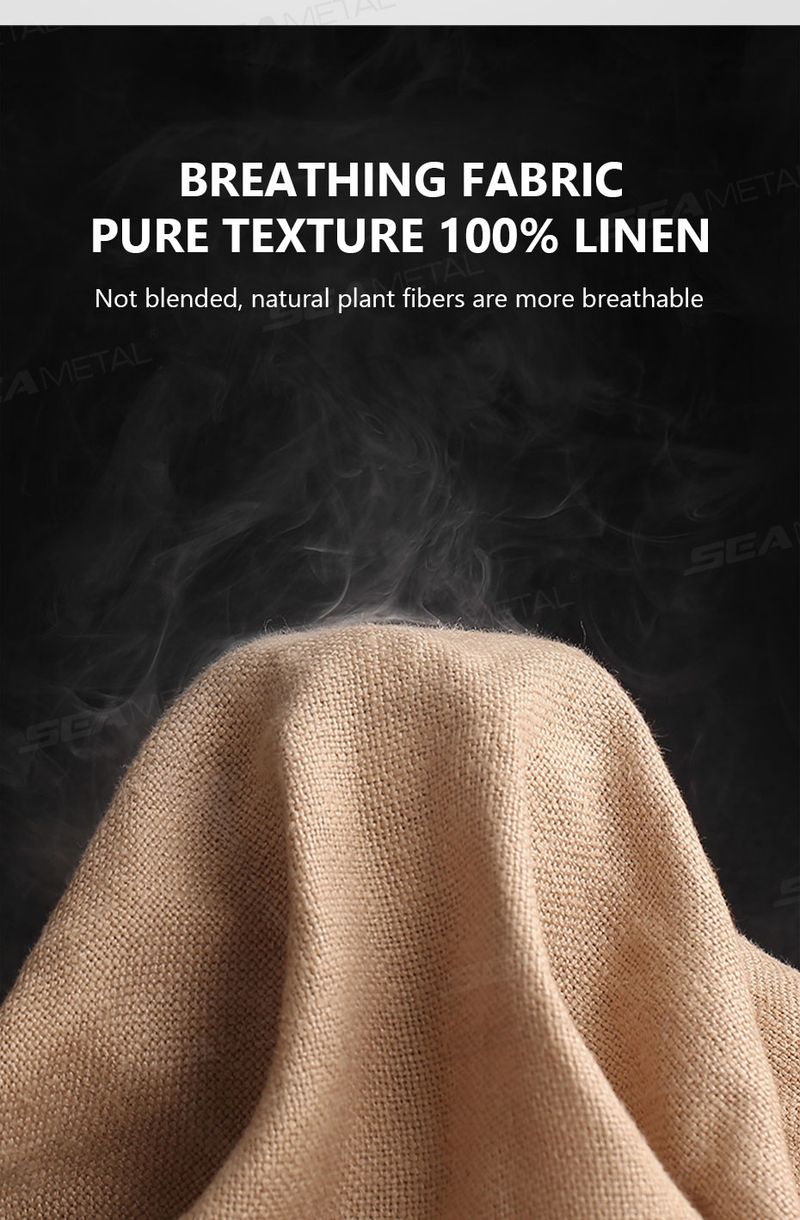 SEAMETAL Breathable Car Cover 100% Linen Cooling Cushion Wear-Resistant Sweat-Absorbing Seat Protector For Suv Sedan_voghion.com