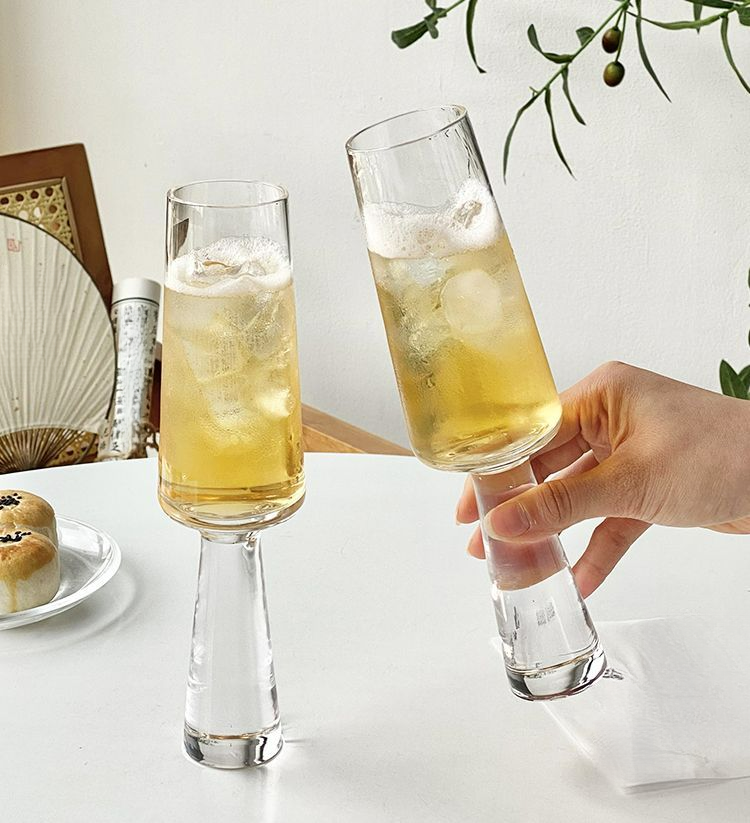 Neu Chinesischen Stil Taschenlampe Kristall Tasse Cocktail Kaltes Getränk Champagner Glas Saft Becher_voghion.com