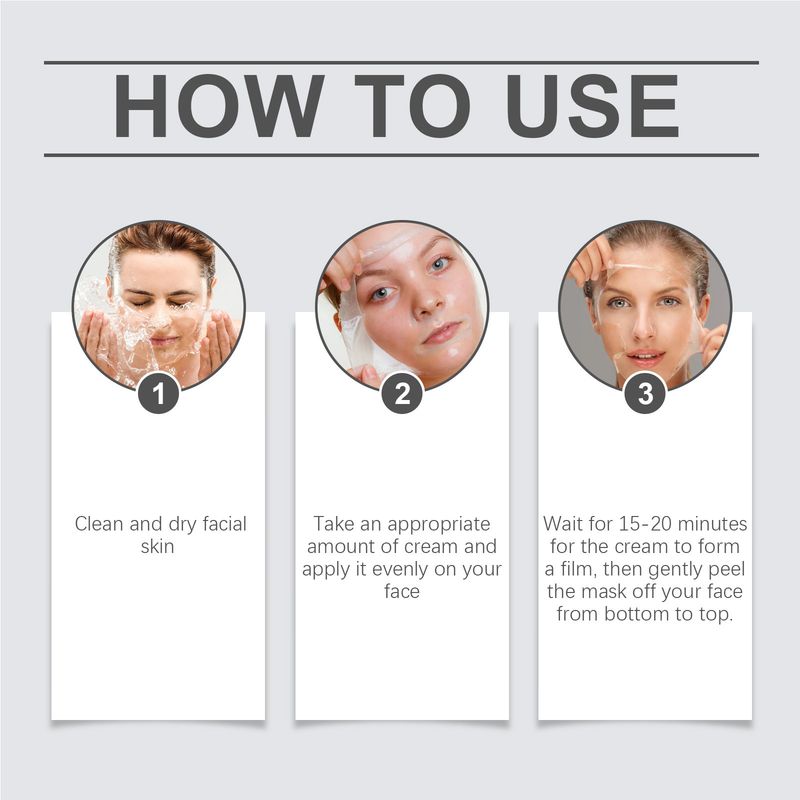 Kollagen tårmask, återfuktande, återfuktande, exfolierande hud, mild hudvård_voghion.com