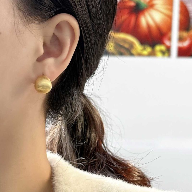 Women's Jewelry Vintage Matte Brushed S925 Silver Stud Earrings Set, Minimalist Geometric Hoop Earrings For Women, Elegant Light Luxury Design_voghion.com
