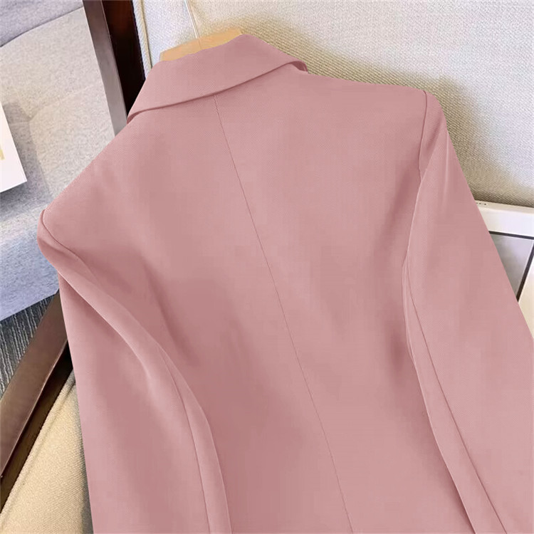 Women's Clothing Black high end Internet celebrity spring and autumn new style small casual versatile celebrity retro top small suit jacket_voghion.com