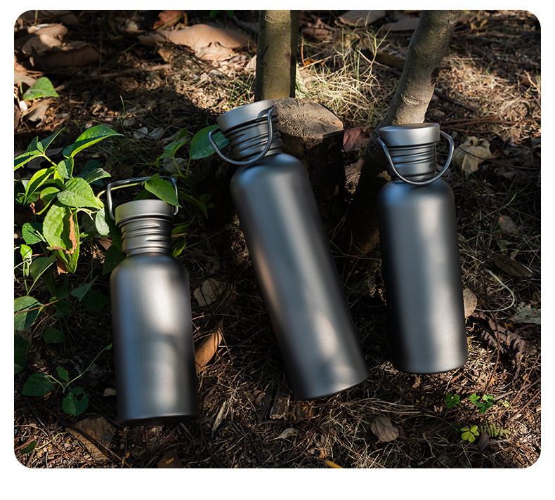 Pure Titanium Sports Kettle Outdoor Cycling Travel Portable Camping Water Bottle Lightweight Outdoor Camping Water Cup Can Boil Water_voghion.com