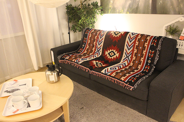 Decke im ethnischen Stil, indisches Totem, Wandteppich, Sofadecke, Stall, Kofferraumdekoration_voghion.com