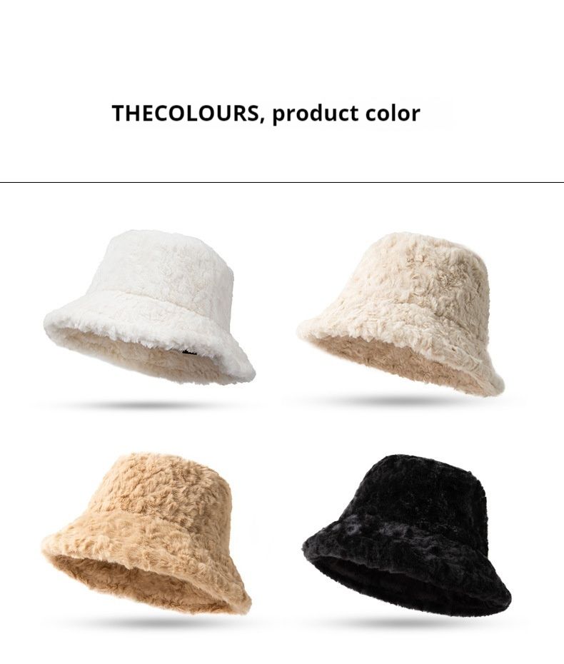 New Big Head Waist Woolen Hat For Children, Autumn Plain Look, Fashionable And Versatile, Showing Face, Small Japanese Fisherman's Hat_voghion.com