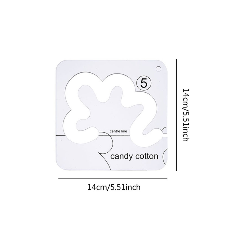 Special shaped patchwork template sewing patchwork ruler hollowed out sewing template_voghion.com