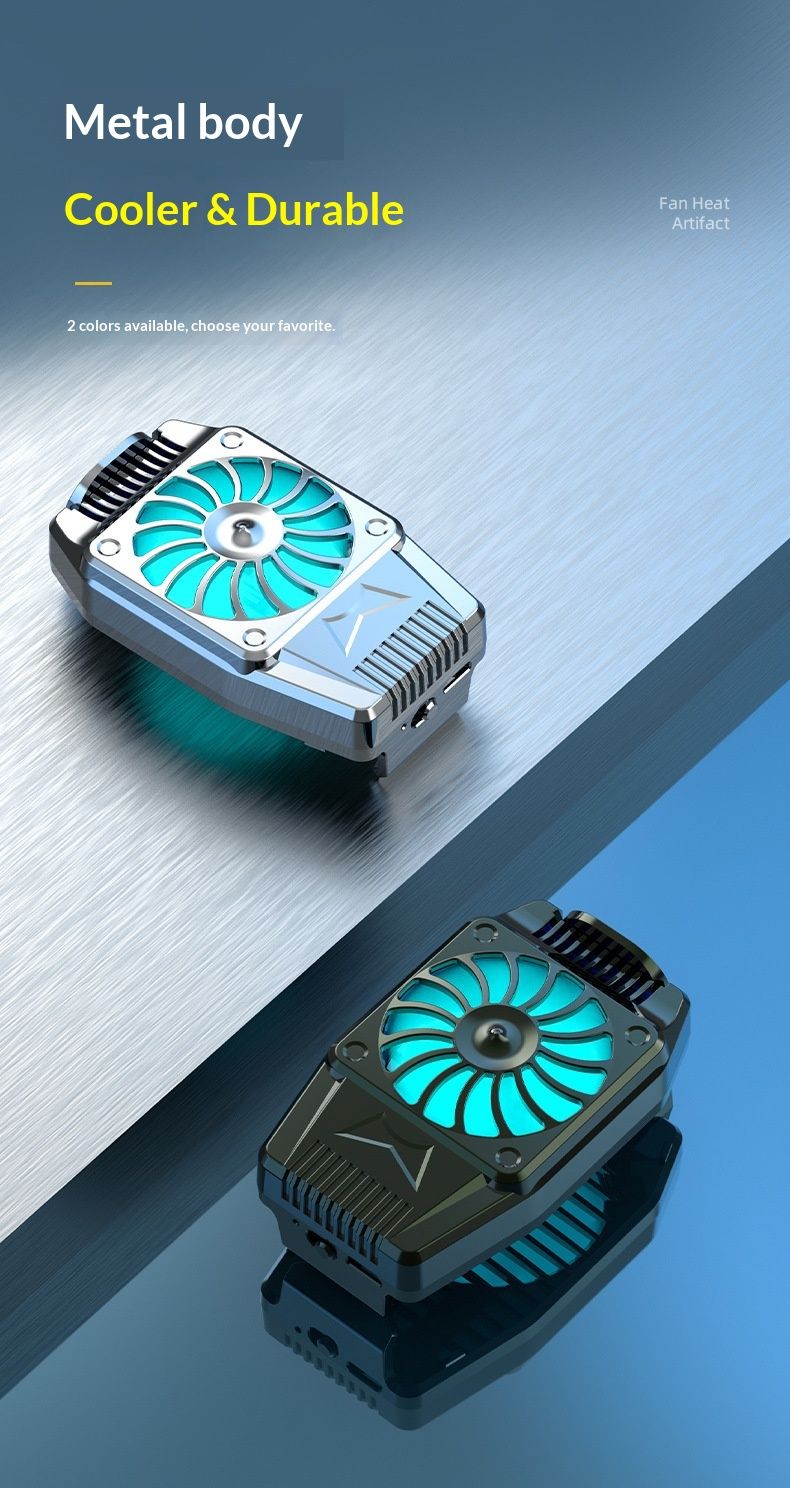 Digitex Dropshipping High Volume Charging Model Air Phone Cooler Artifact Back Clip G6 Hurricane Cooling Hot Item_voghion.com