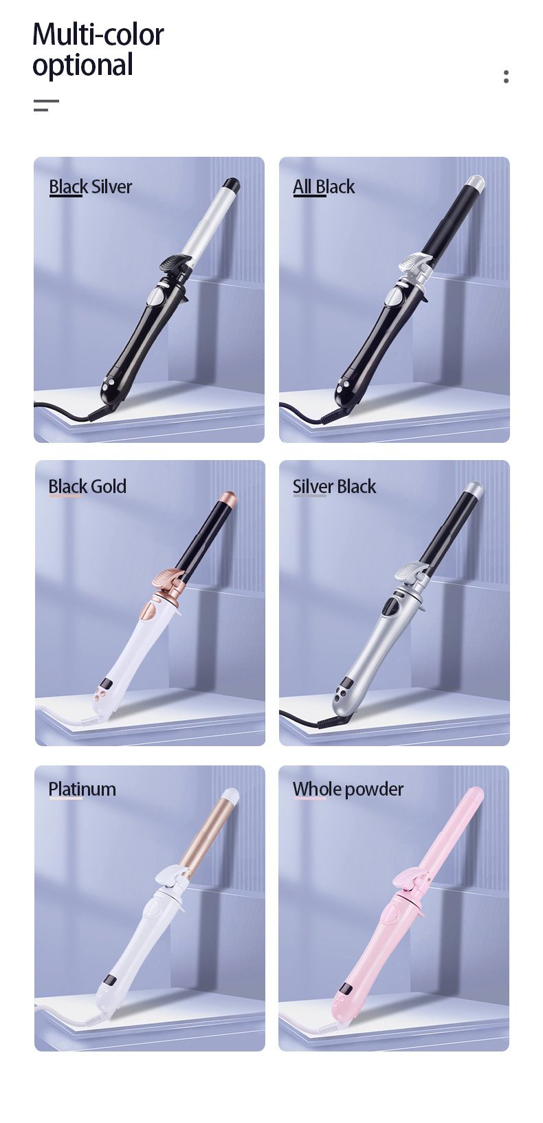 Neu Automatische Große Curl Keramik Glasur Rotierenden Elektrischen Lockenstab Große Welle Styling_voghion.com