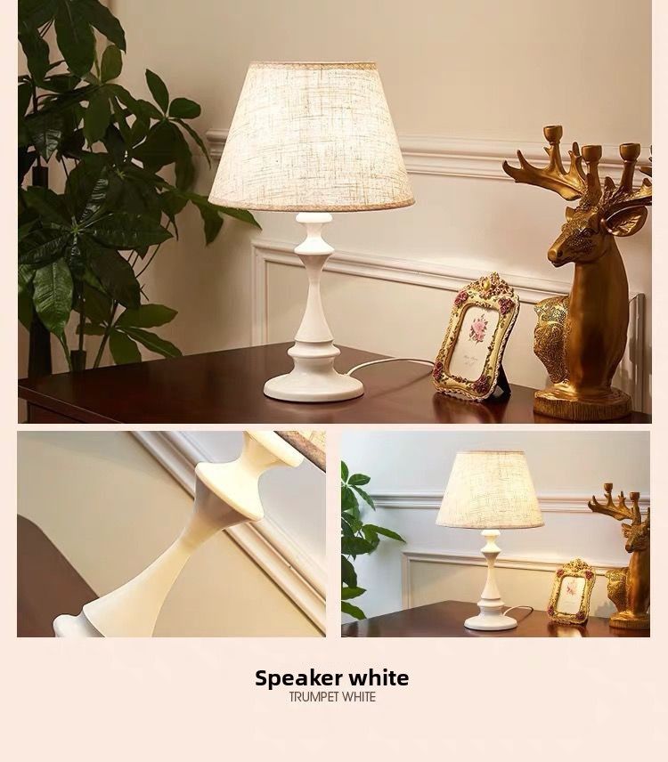Projeto de hotel de cabeceira estilo americano, mesa de quarto, escritório, lâmpada LED, proteção para os olhos, luz noturna regulável_voghion.com