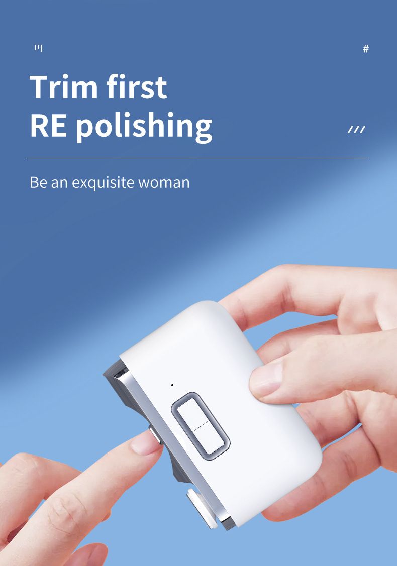 New Electric Trimmer Fully Automatic Clipper Multifunctional Baby Nail Grinder_voghion.com