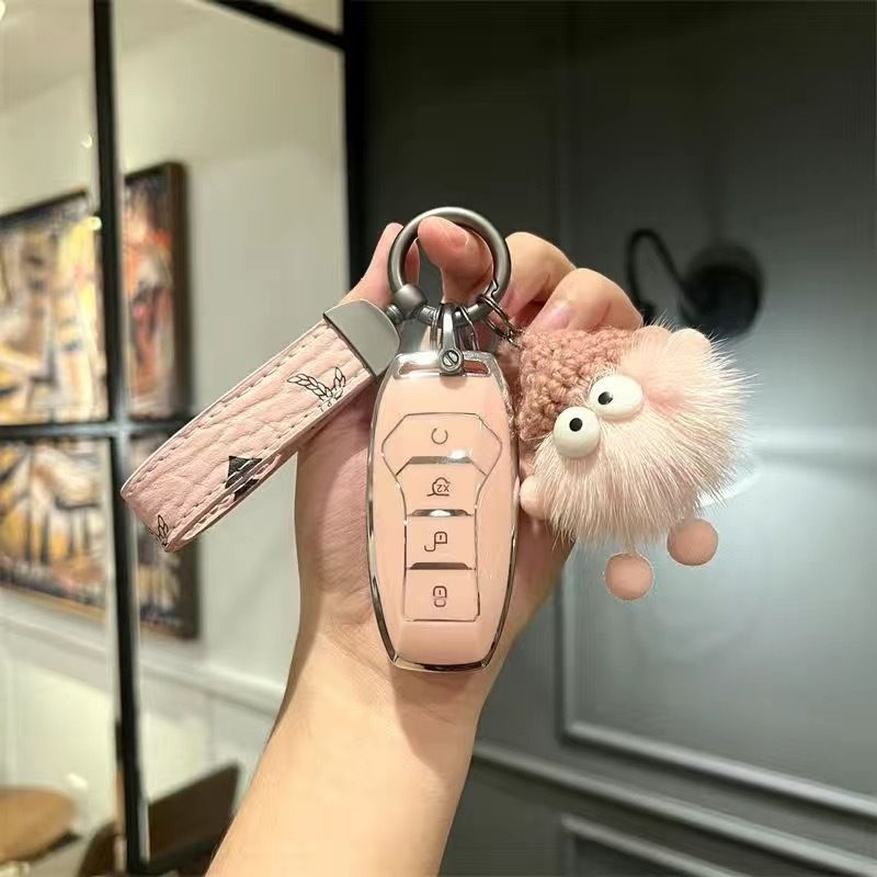 Geschikt voor BYD Dolphin Key Set Plusdmi Han Qin Plus Song Pro Tang Shell Cute Cartoon_voghion.com