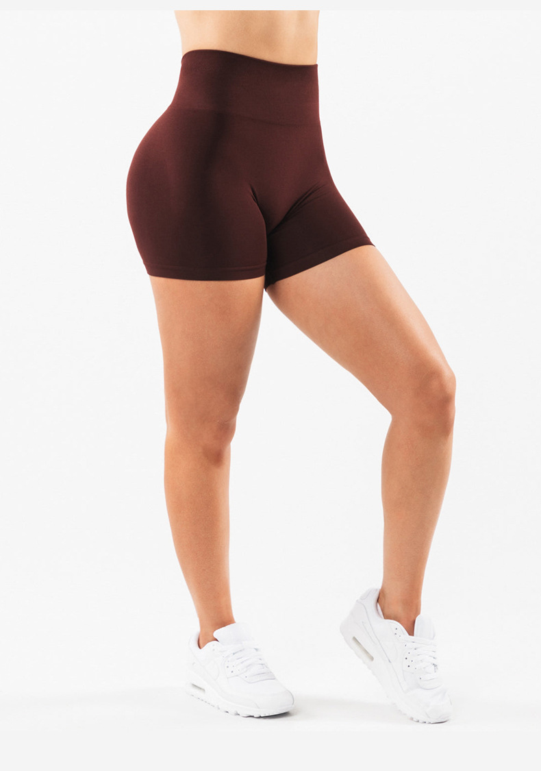 Abbigliamento da donna Pantaloni da yoga cationici senza cuciture pantaloni da ciclismo sportivi con culo pesca pantaloncini fitness pantaloni da sollevamento culo da donna leggings_voghion.com