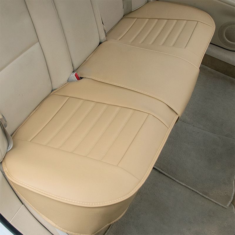 Capa de couro PU premium, antirriscos, almofada para carro, protetor de assento de carro resistente ao desgaste com bolso de armazenamento_voghion.com